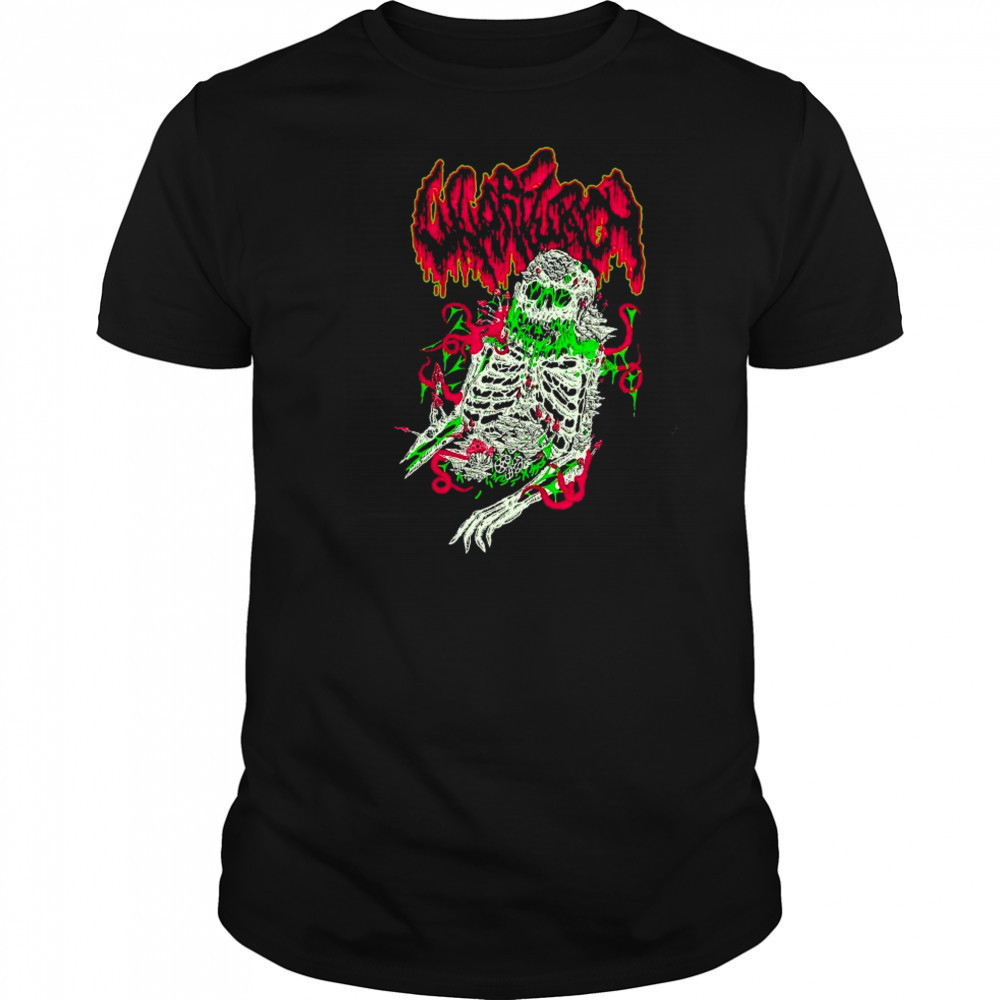Wharflurch Shroomguy Skeleton T-shirt
