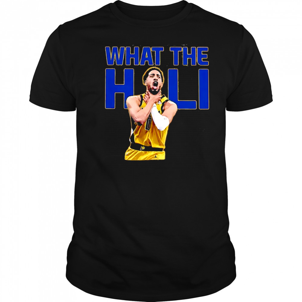 What The Hali Tyrese Haliburton choke Indiana Pacers NBA Basketball 2025 shirt