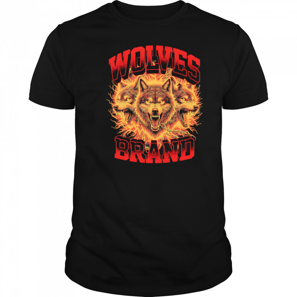 Wolves Brand design graphic shirt