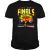 2025 NBA Finals Indiana Pacers vs. Oklahoma City Thunder dueling teams logo shirt