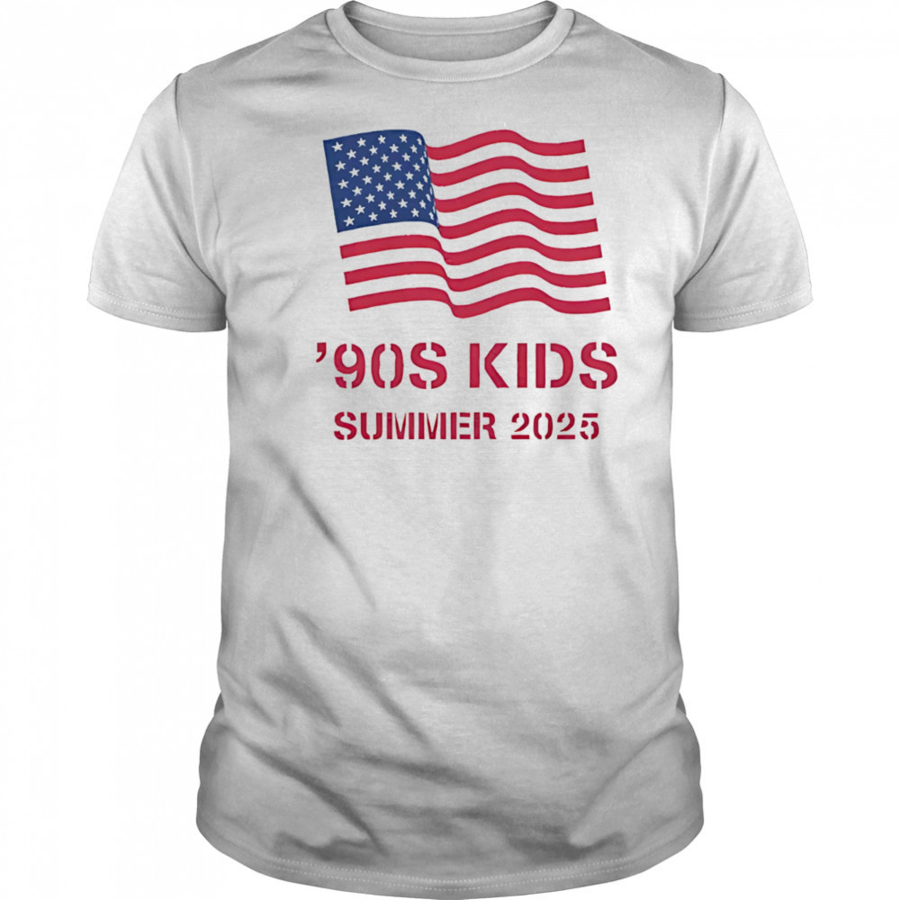 90s kids summer 2025 shirt