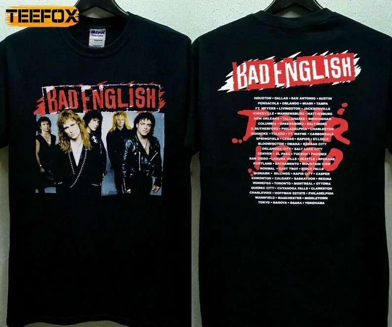 Bad English Concert World Tour 1990 Short-Sleeve T-Shirt