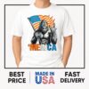 Bigfoot Merica Rock American Flag Patriotic 4th Of July T-Shirt