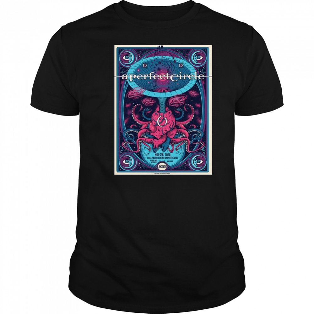 A Perfect Circle May 29 2025 Maryland Heights Mo Hollywood Casino t-shirt