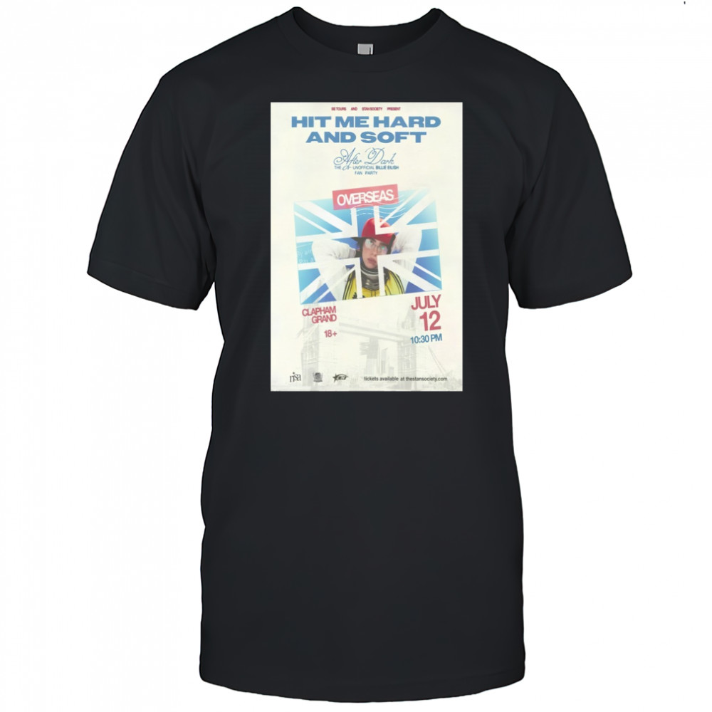 Billie Eilish Clapham Grand London 7 12 25 Event Poster T-Shirt