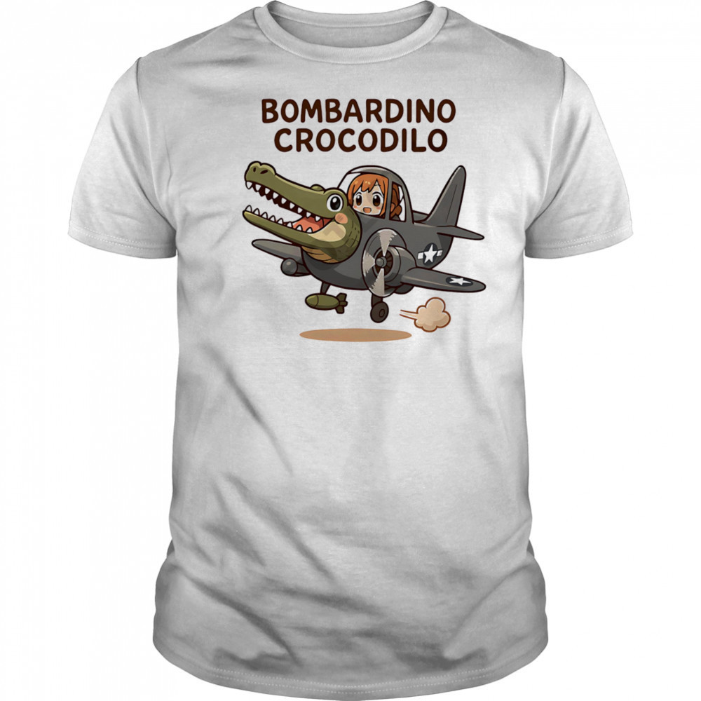 Bombardino Crocodilo cute shirt