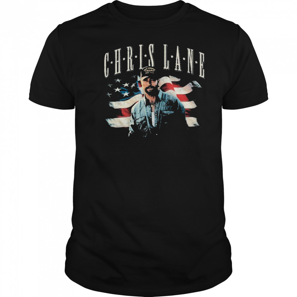Chris Lane American Flag T-shirt