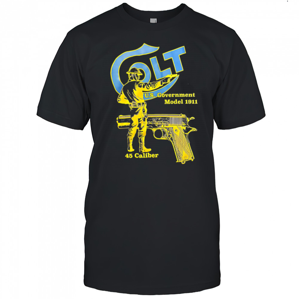 Colt Model 1911 45 Caliber History of Firearm Design shirt