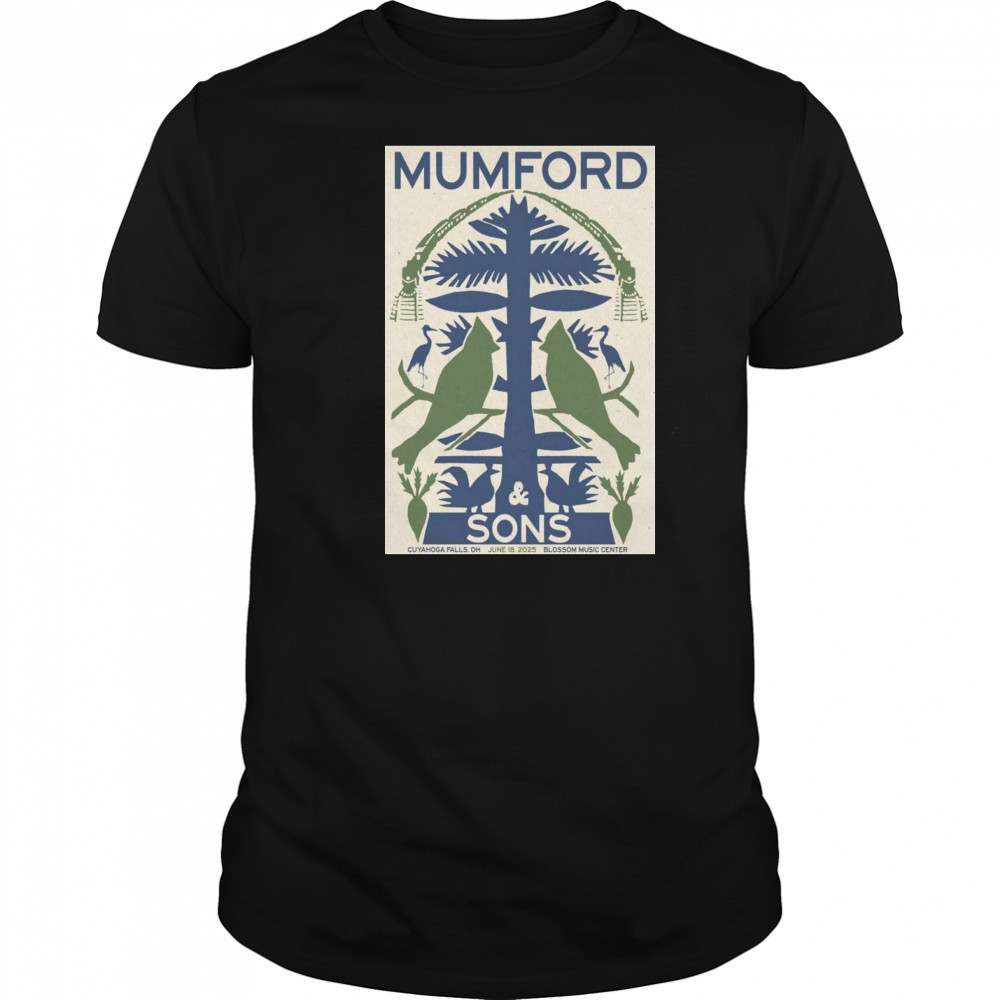 Cuyahoga Falls OH Mumford & Sons 06 18 2025 T-Shirt