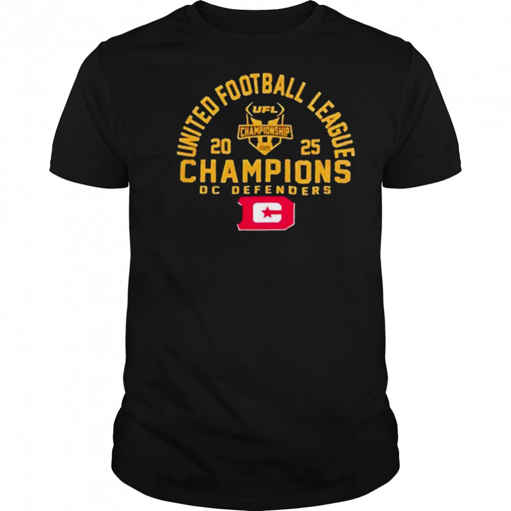 DC Defenders 2025 UFL Champions Shirt