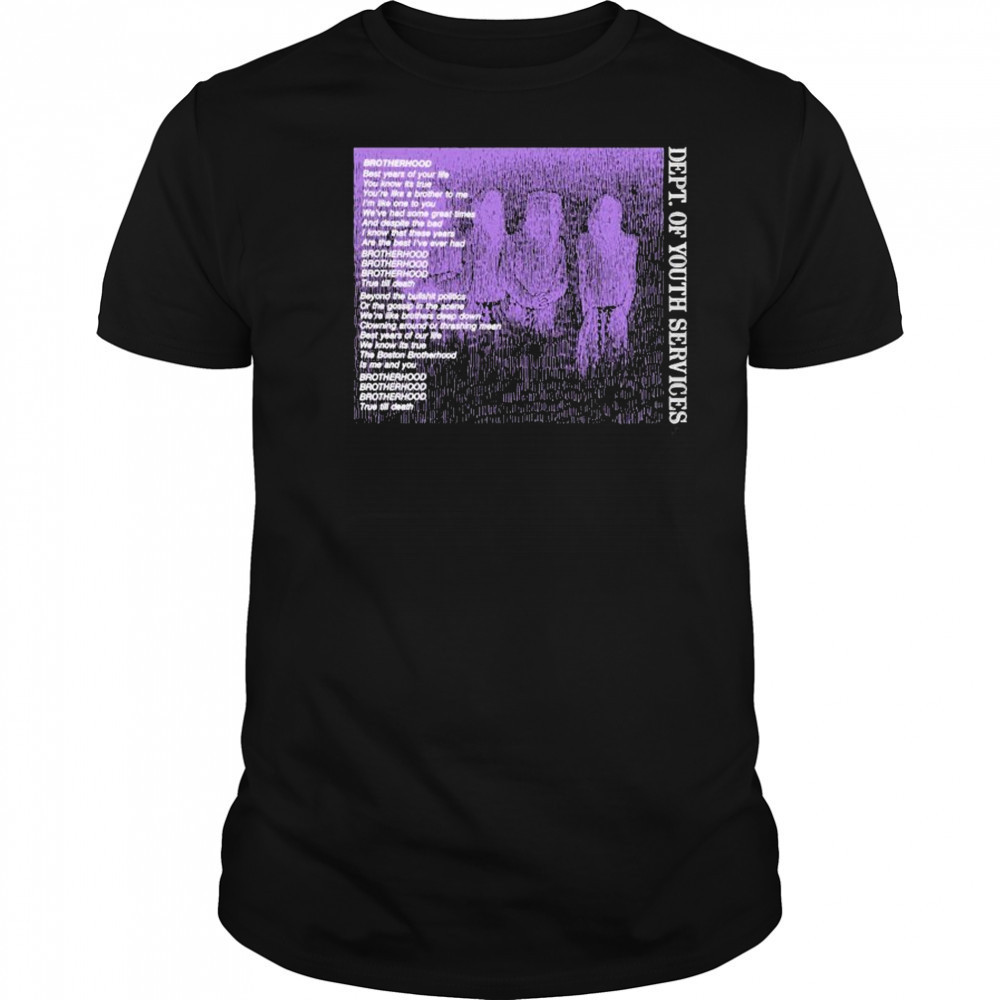 DYS Dept Of Youth Services Lyrics T-shirt