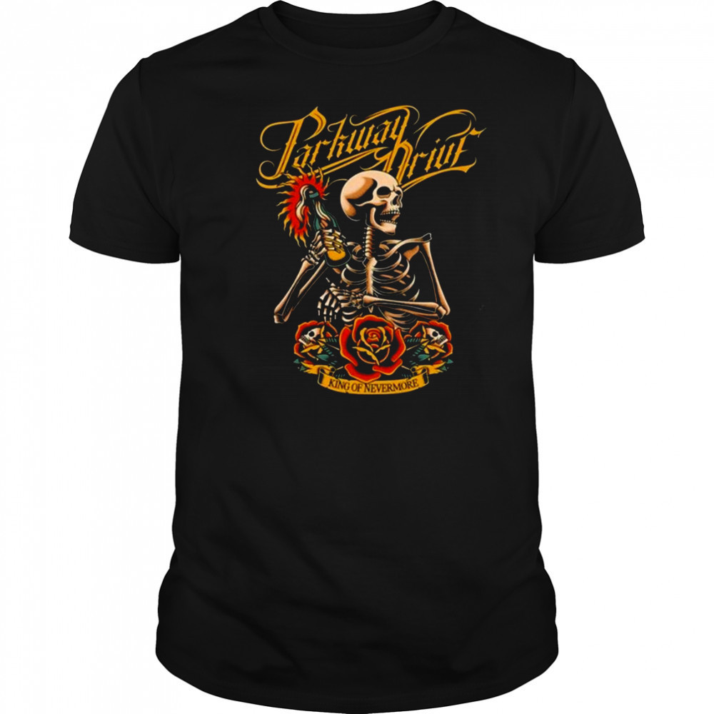 Flagship Parkway Drive Molotov Skeleton Shirt