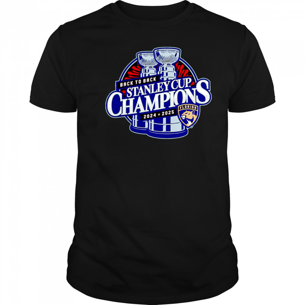 Florida Panthers Juvenile 2024-2025 Back-to-Back Stanley Cup Champions shirt