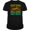 Hot Dog Fashion Neon Design shirt