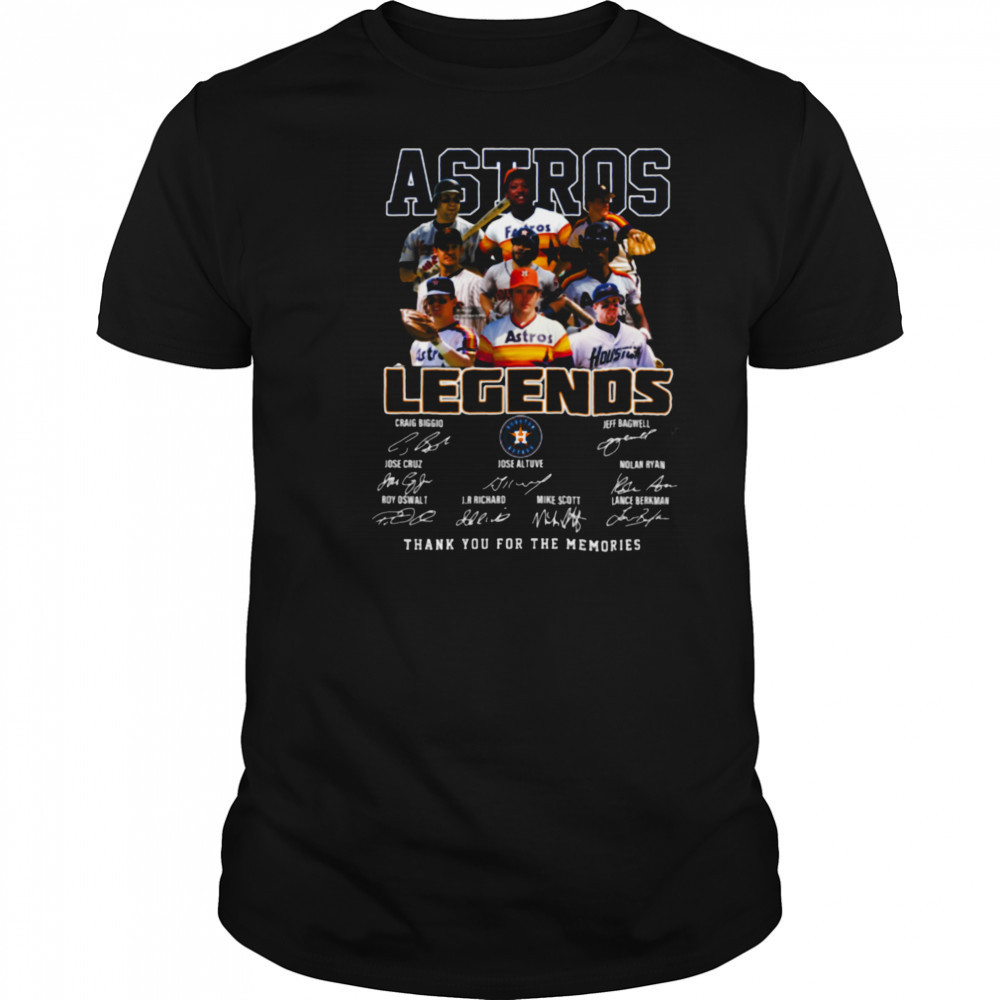 Houston Astros Legends Thank You For The Memories T Shirt