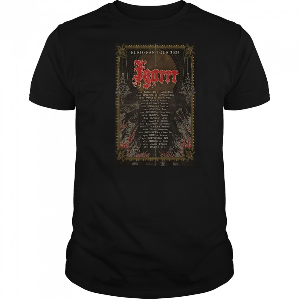 Igorrr European Tour 2026 Poster T-Shirt
