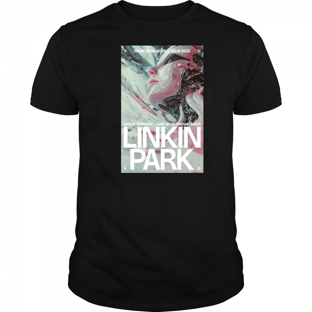 Linkin Park Olympiastadion June 18 2025 Berlin Germany Concert Poster T-Shirt