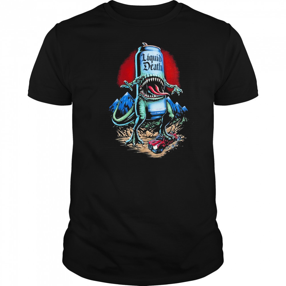 Liquid Death Reapersaurus Rex T-shirt