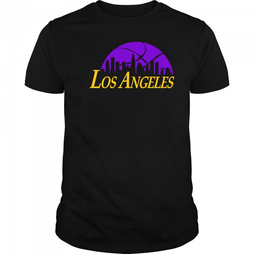Los Angeles Lakers Cityscape Skyline style 2025 shirt