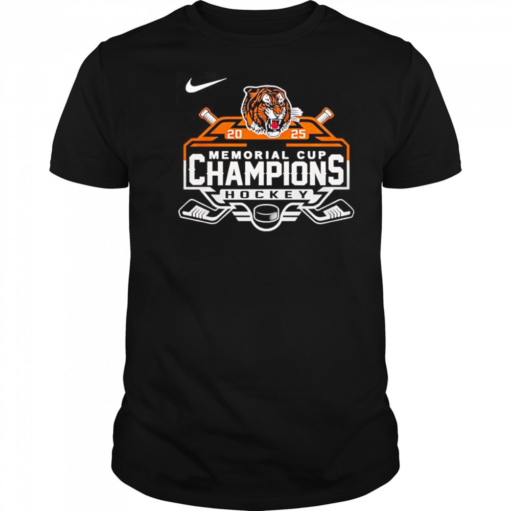 Medicine Hat Tigers 2025 Memorial Cup Champions Hockey shirt