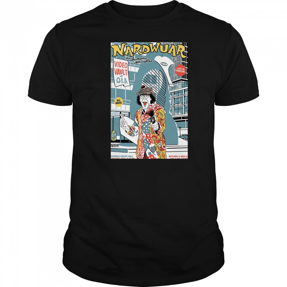 Nardwuar The Human Serviette Chicago IL 6-19-2025 Poster T-Shirt