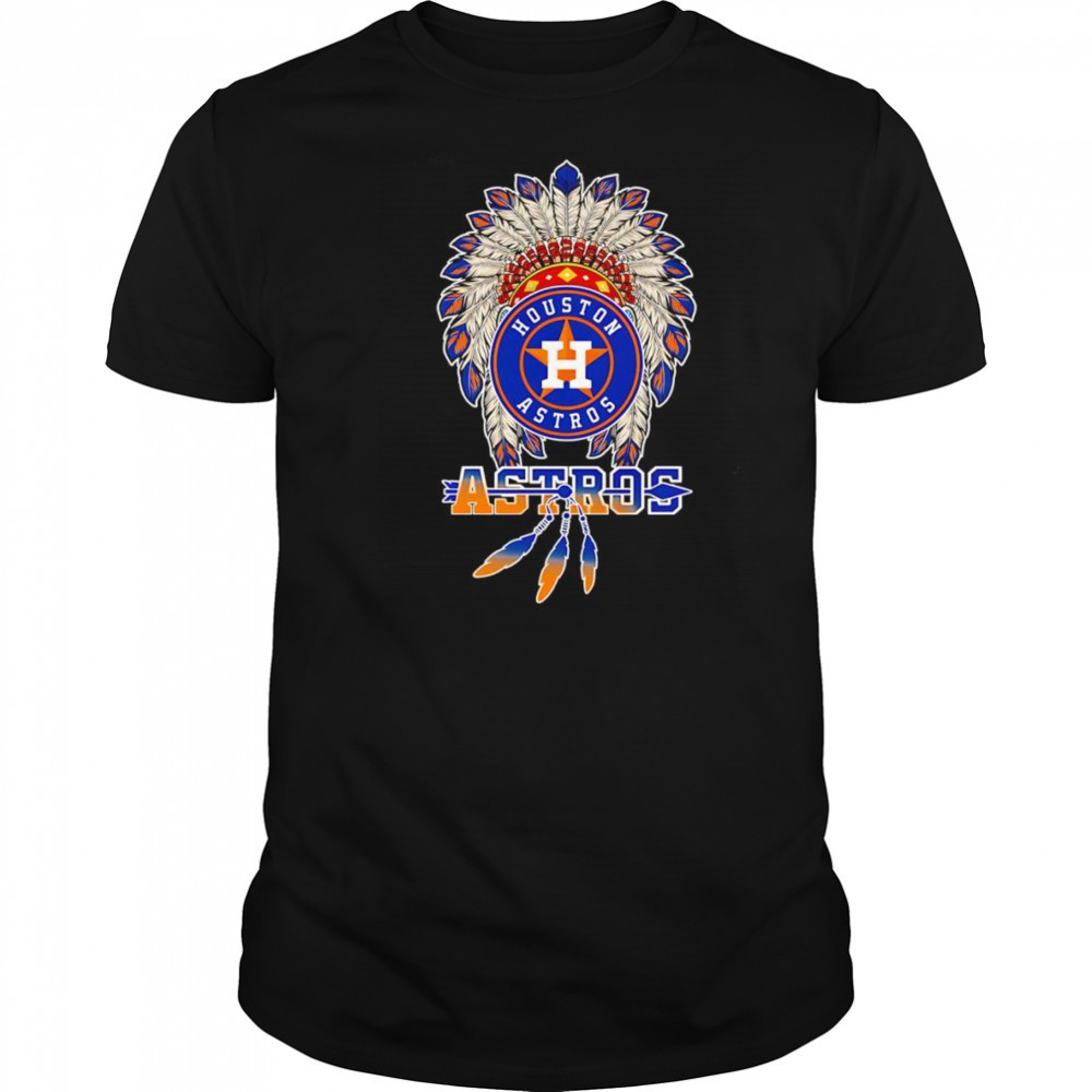 Native Chief headdress Houston Astros shirt