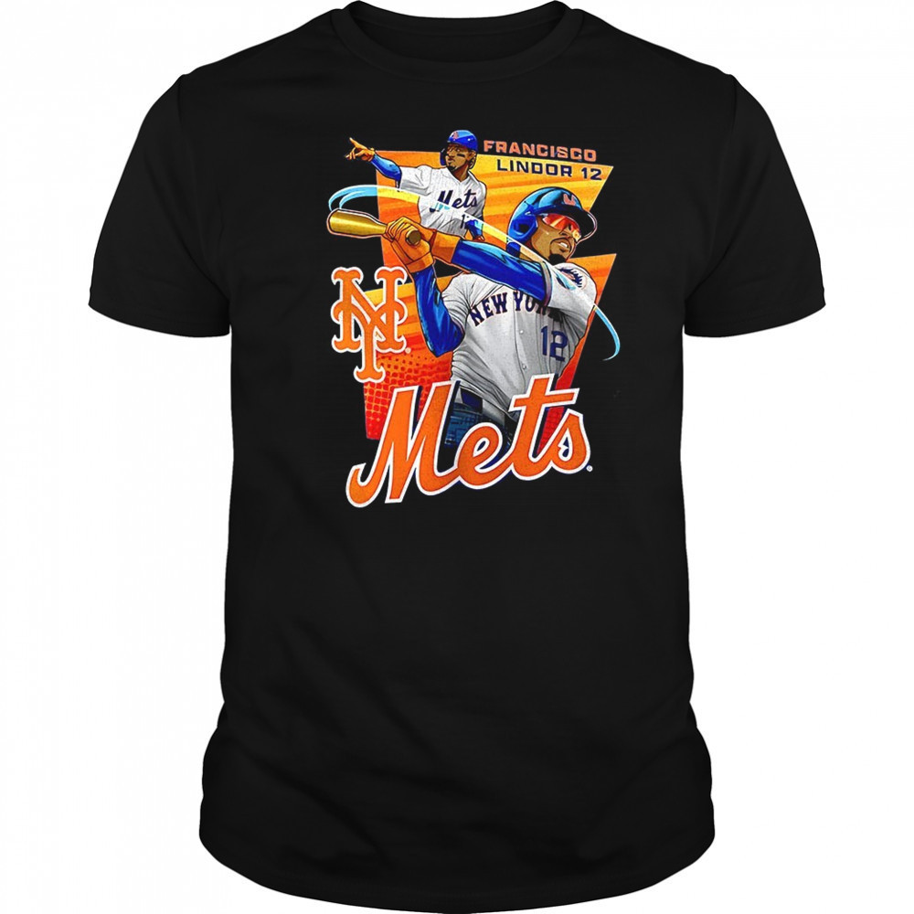 New York Mets Francisco Lindor Royal Anime Graphic Shirt