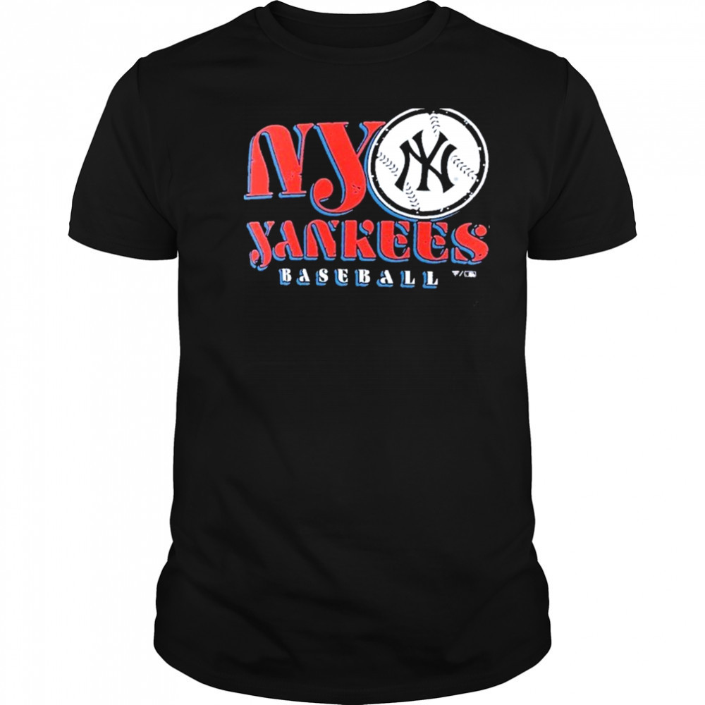 New York Yankees Navy Bodega Paint T-Shirt