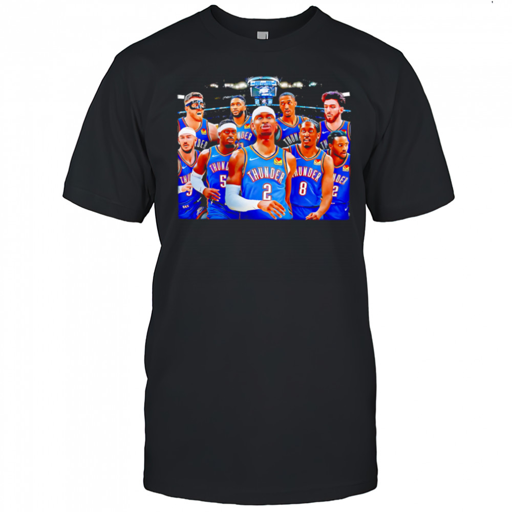 Oklahoma City Thunder Team Champions 2025 NBA Finals Basketball shirt