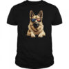Patriotic German Shepherd Dog USA Flag 4th Of July shirt