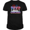 Patriotic skyline Chicago sports shirt