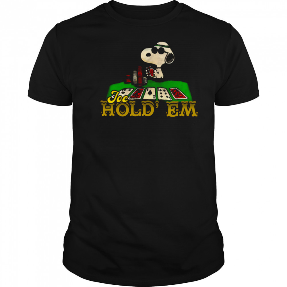 Peanuts Snoopy Poker Texas Hold Em T-shirt