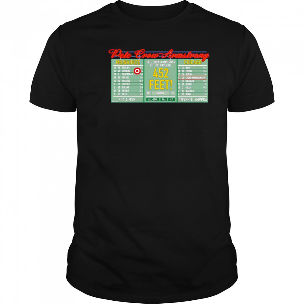Pete Crow-Scoreboard 452 feet shirt