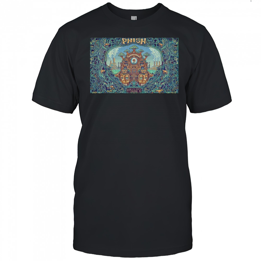 Phish June 24 2025 In Pittsburgh PA Poster Shirt