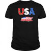Pig American USA Flag 4th of July T-Shirt