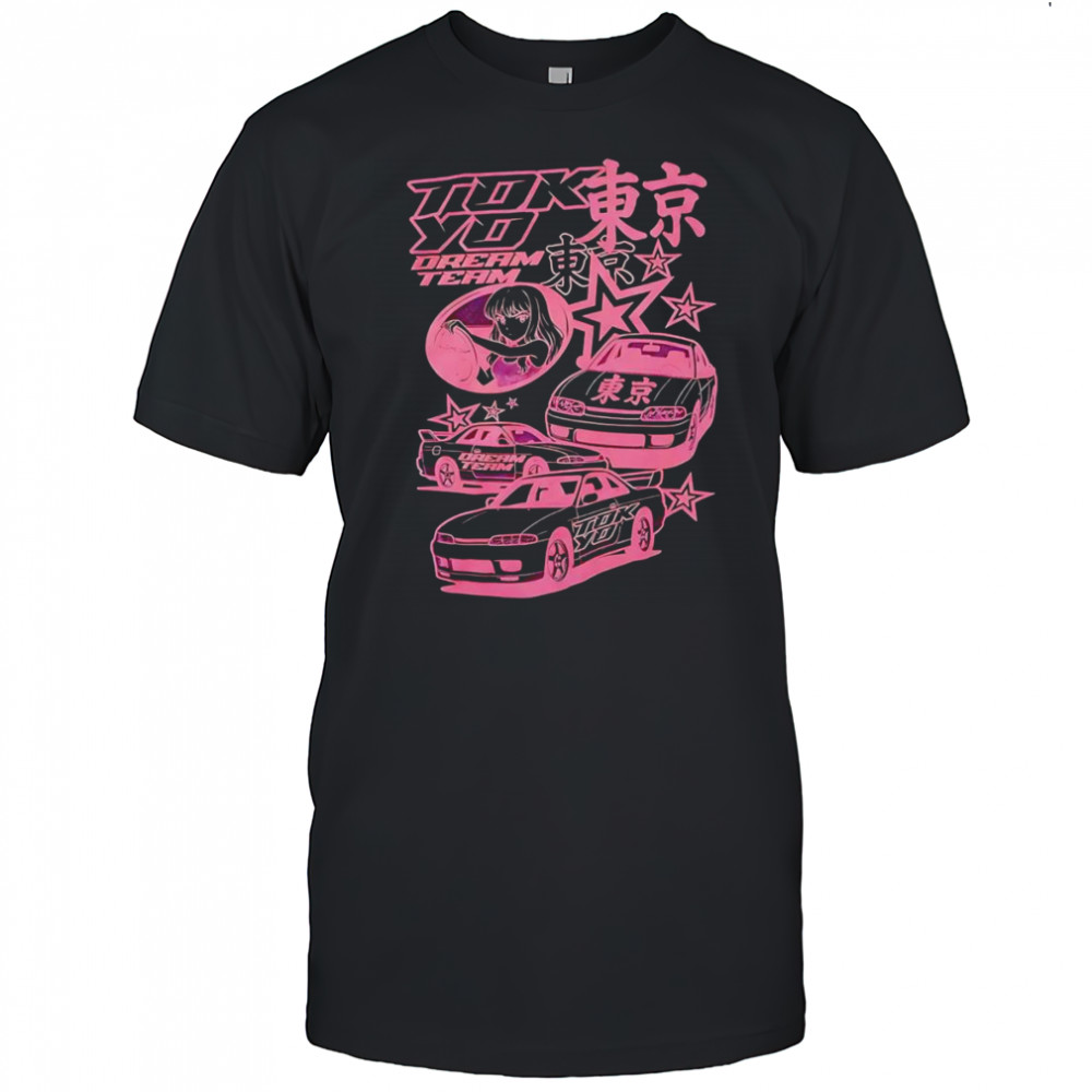 Pink Car Star Collage shirt