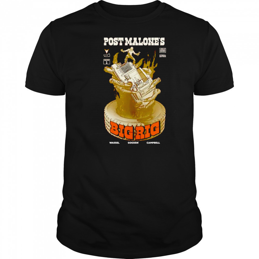 Post Malone Big Rig 2025 Tour shirt