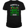 Promoted To Big Brother 2026 Farm Tractors Boys shirt