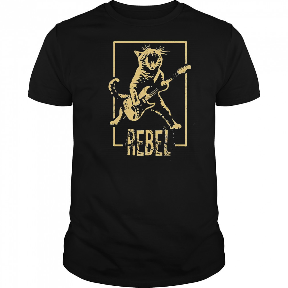 Rebel Kitty Cat T-shirt