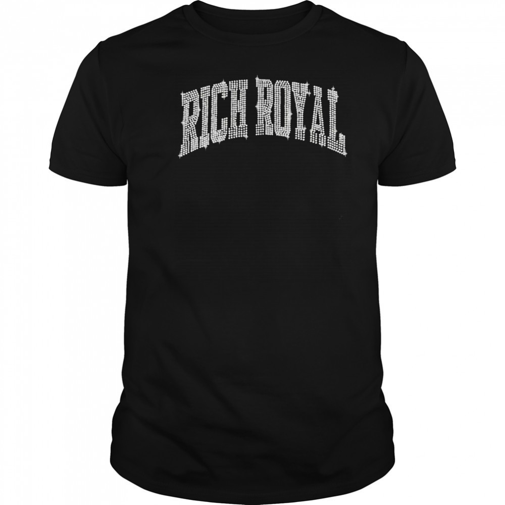 Rich Royal Rhinestone T-shirt