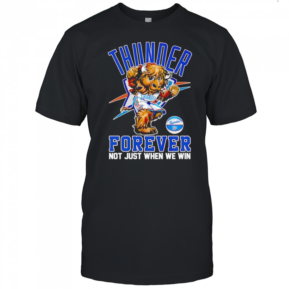 Rumble the Bison Thunder forever not just when we win shirt