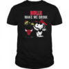 Snoopy And Woodstock Chicago Bulls Make Me Drink T Shirt