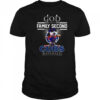 Snoopy God First Family Second Then Chicago Cubs Baseball T Shirt
