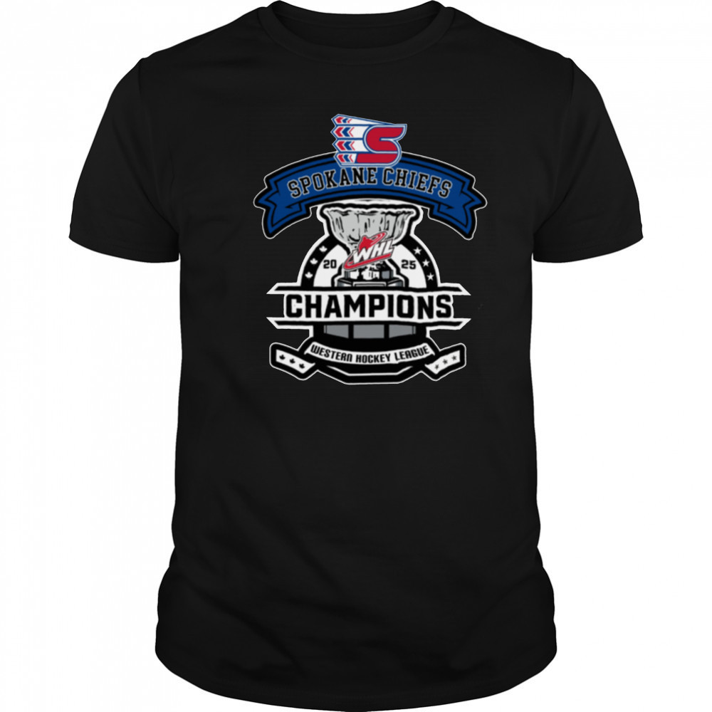 Spokane Chiefs 2025 Western Hockey League National Champions T Shirt