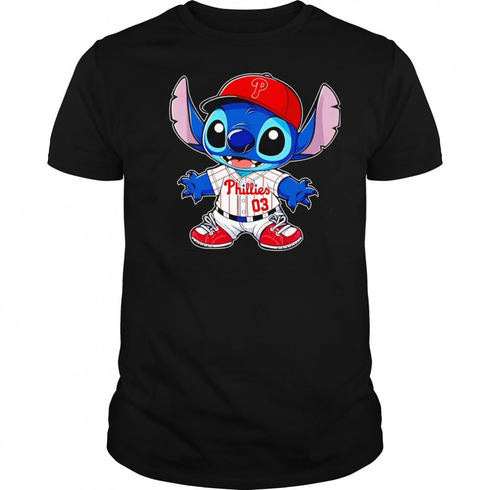 Stitch Philadelphia Phillies baseball shirt