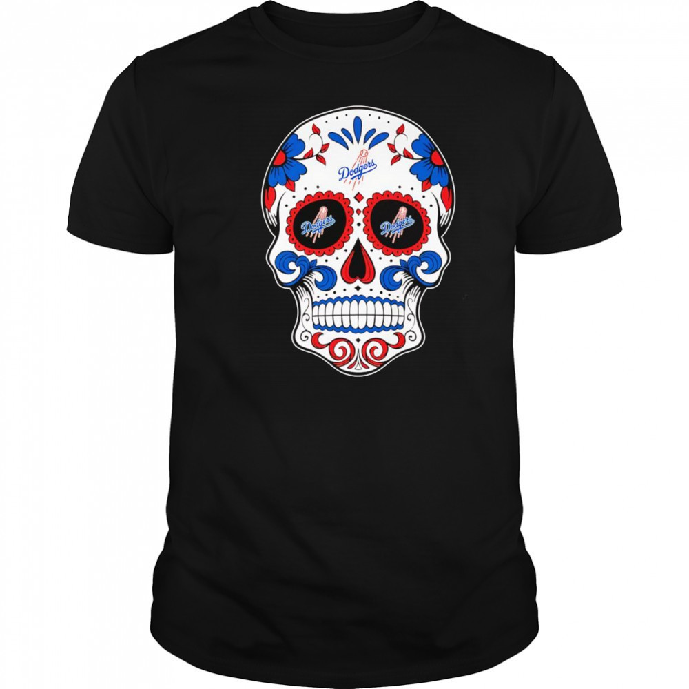 Sugar skull Los Angeles Dodgers shirt