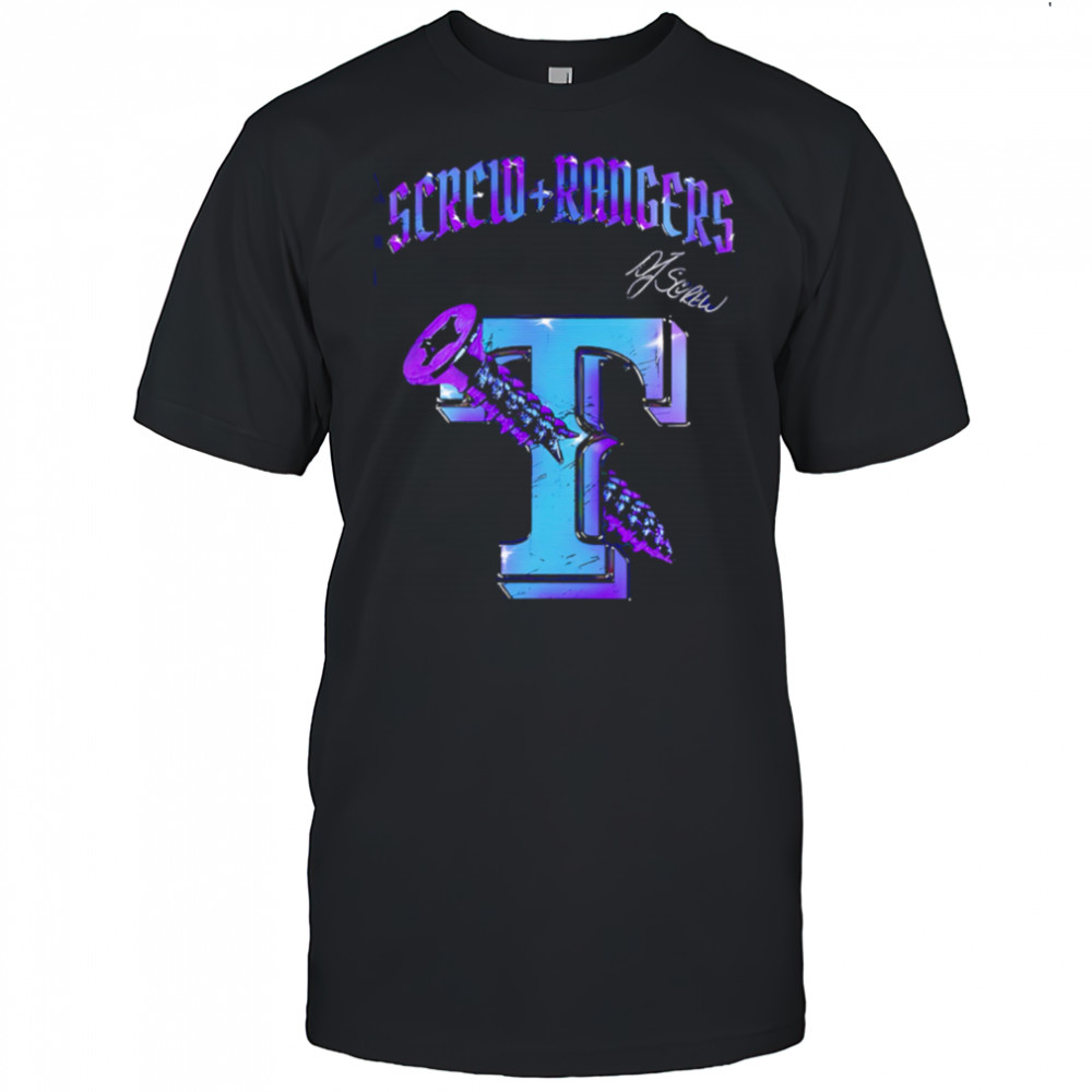 Texas Rangers Honor All-Time DJ Screw Limited Baseball shirt