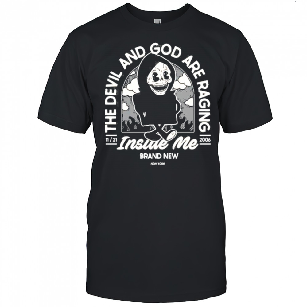 The Devil and God Cartoon T-Shirt