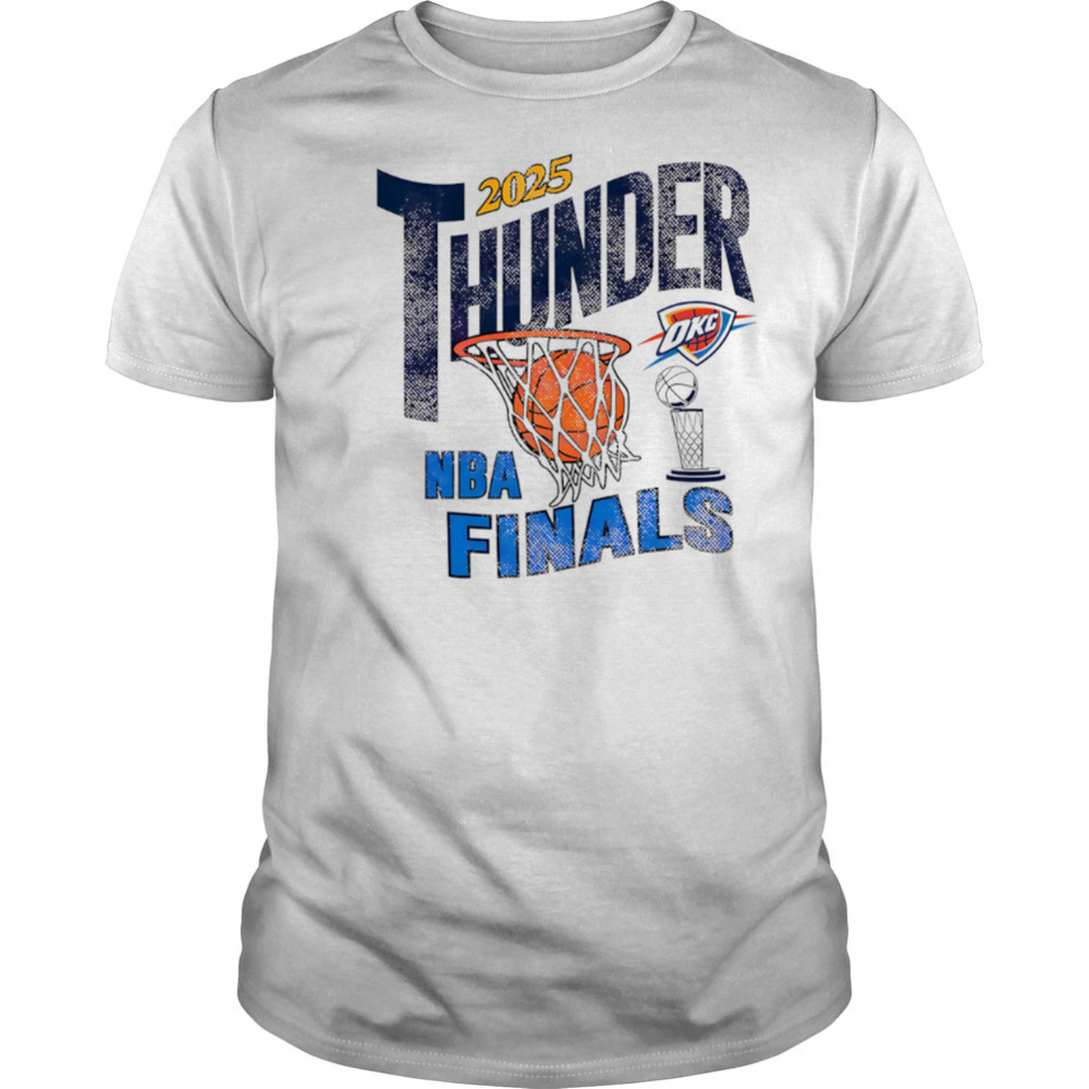 Thunder 2025 Basketball Net Nba Finals Retro Hoop shirt