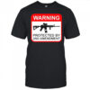 Warning Protected By 2nd Amendment T-Shirt
